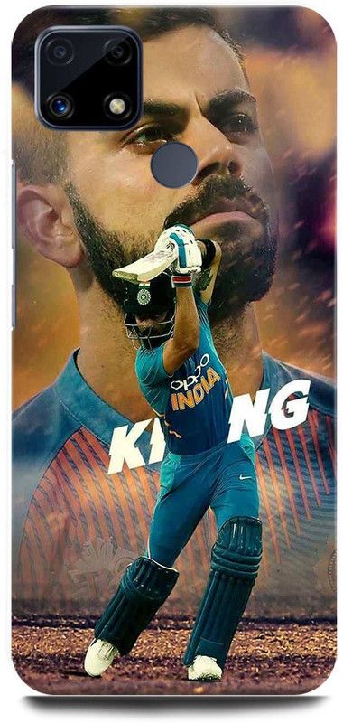 FRONK Back Cover for Realme C25s, RMX3197, VIRAT, KOHLI, INDIAN, PLAYER, RCB  (Blue, Hard Case, Pack of: 1)