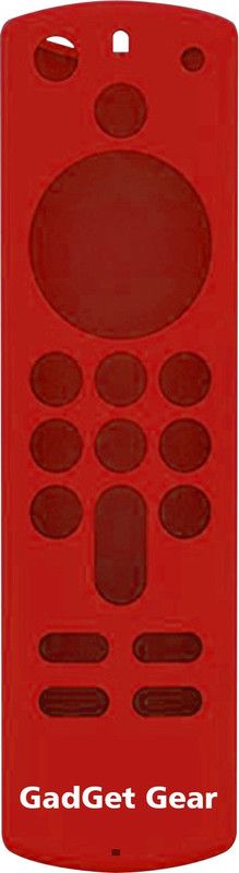 Gadget Gear Front & Back Case for Firestick 4K / TV 2nd Gen/ 3rd Gen Remote Cover (Red)  (Red, Silicon)