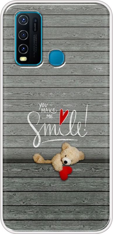Appcityprint Back Cover for Vivo Y30  (Multicolor, Grip Case, Silicon, Pack of: 1)