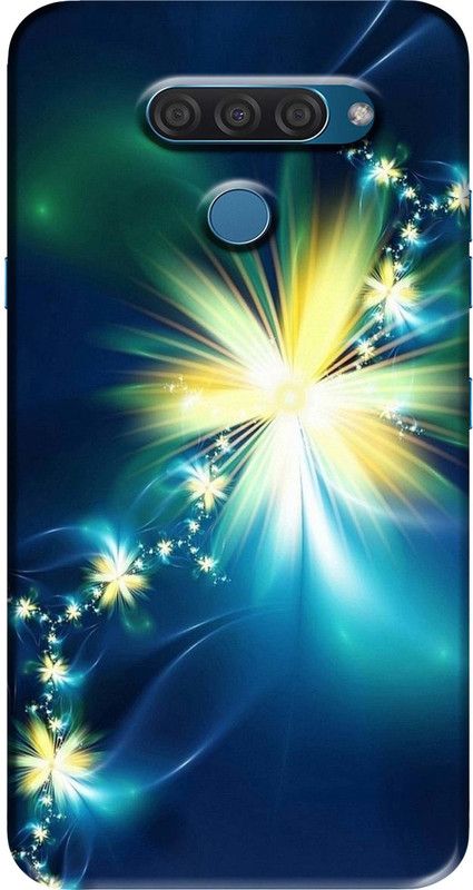 Lesend Back Cover for LG Q60  (Multicolor, Dual Protection, Silicon, Pack of: 1)