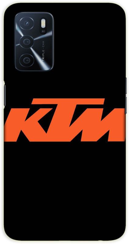 iprinto Back Cover for Oppo A53s 5G, Oppo A16 KTM Back Cover  (Orange, Hard Case, Pack of: 1)