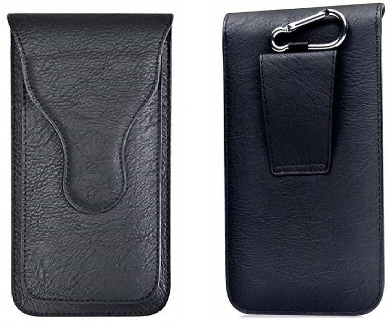 HARITECH Pouch for HTC Desire 12 / HTC U11 Life / HTC Wildfire E1 lite  (Black, Magnetic Case, Pack of: 1)