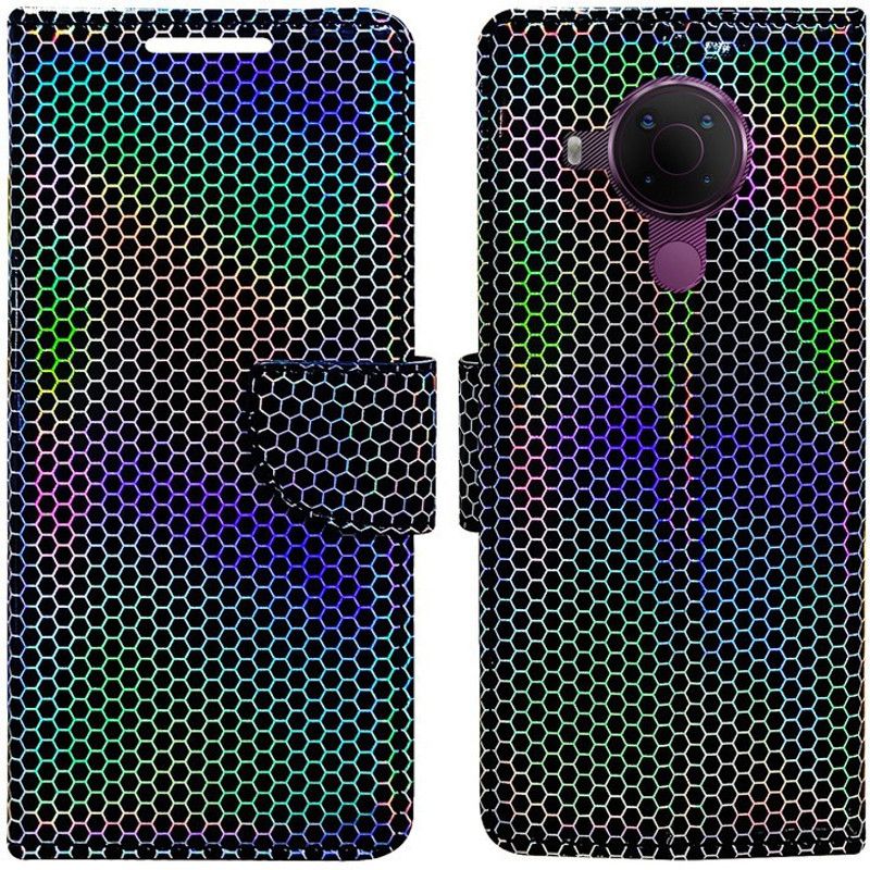 AD Enterprises Flip Cover for Nokia 5.4 ( World's First Colour Changing Flip Cover )  (Multicolor, Magnetic Case, Pack of: 1)