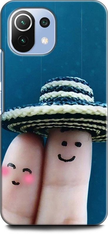 WallCraft Back Cover for Mi 11 Lite FINGERS, LOVE, FINGER COUPLE, TOGETHER  (Multicolor, Dual Protection, Pack of: 1)