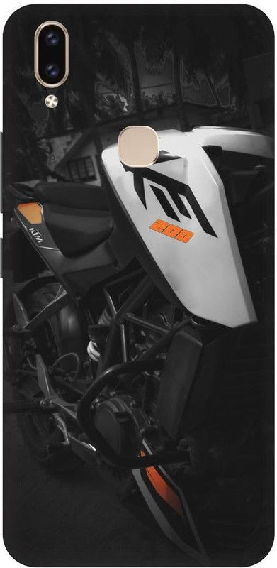 THE NARAYANA COLLECTIONS Back Cover for VIVO V9 PRO-1851-KTM,BIKE,SIGN,RACER,LOVER,RIDER  (Multicolor, Hard Case, Pack of: 1)