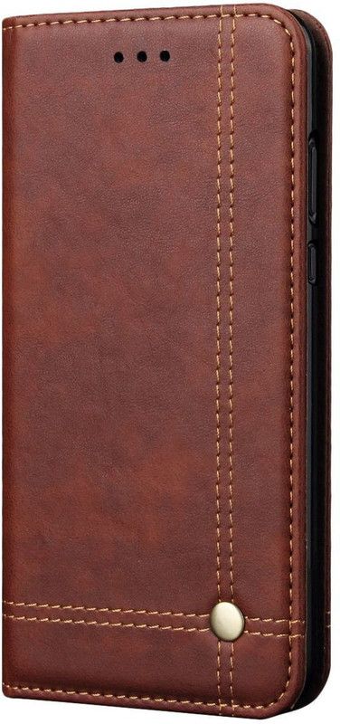 Bepak Wallet Case Cover for Samsung Galaxy A8 (2018)  (Brown, Dual Protection, Pack of: 1)