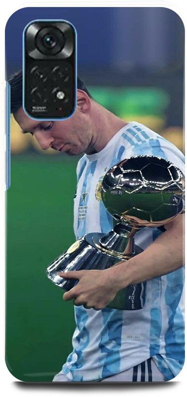 play fast Back Cover for Redmi Note 11S LIONEL, MESSI, ARGENTINA, CUP, 10, MESSI  (Blue, Hard Case, Pack of: 1)