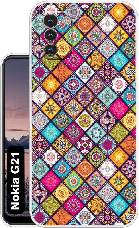 Case Club Back Cover for Nokia G21  (Multicolor, Grip Case, Silicon)