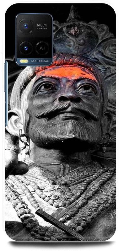 play fast Back Cover for Vivo Y33s, V2109 CHATRAPATI, SHIVA, JI, MAHARAJ, MARATHA,HISTORY, KING  (Grey, Hard Case, Pack of: 1)