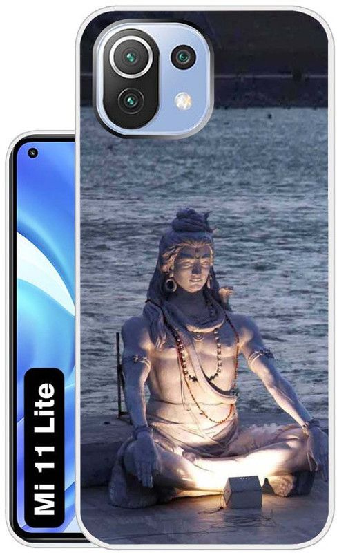 Case Club Back Cover for Mi 11 Lite  (Silver, Grip Case, Silicon, Pack of: 1)