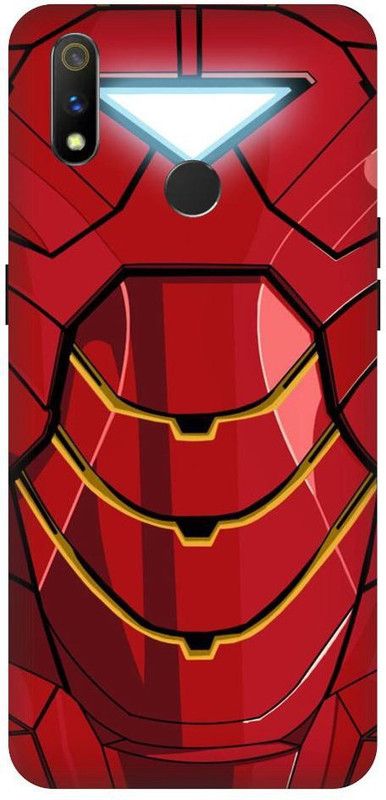URCHIN Back Cover for Realme 3 Iron Man, Love You 3000, Superhero, Avengers,Tony Stark, comic  (Multicolor, Shock Proof, Pack of: 1)