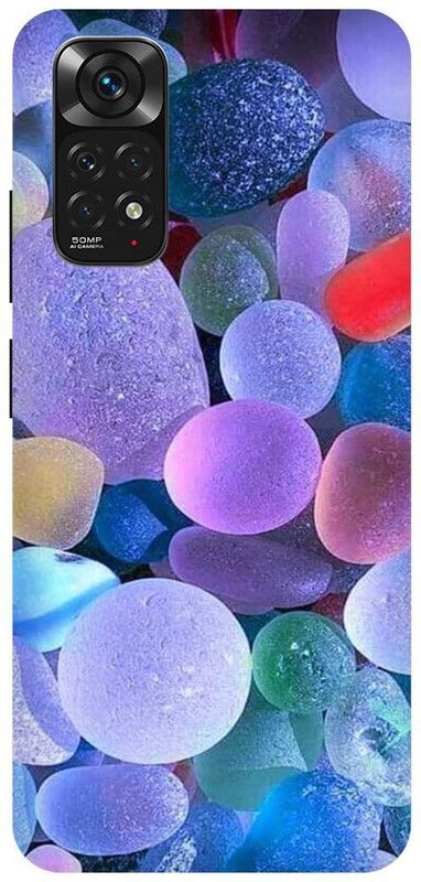 THE NARAYANA COLLECTIONS Back Cover for REDMI NOTE 11s-BUBBLE,BALLOON,STONES,NEON  (Multicolor, Hard Case, Pack of: 1)