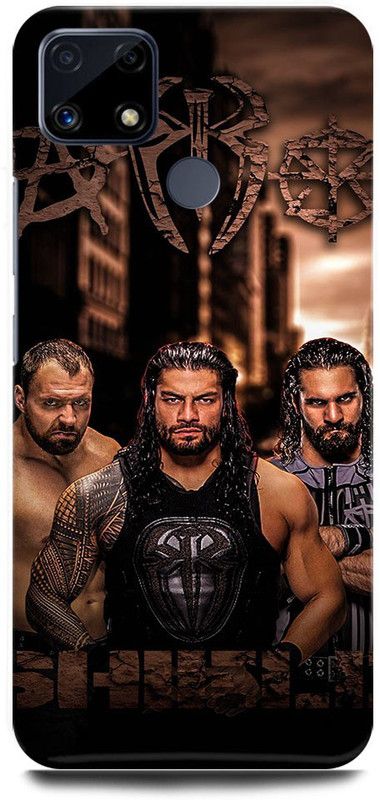 FRONK Back Cover for Realme C25s, RMX3197, ROMAN, REIGNS, WRESTLER, WWE, SHIELD  (Brown, Hard Case, Pack of: 1)