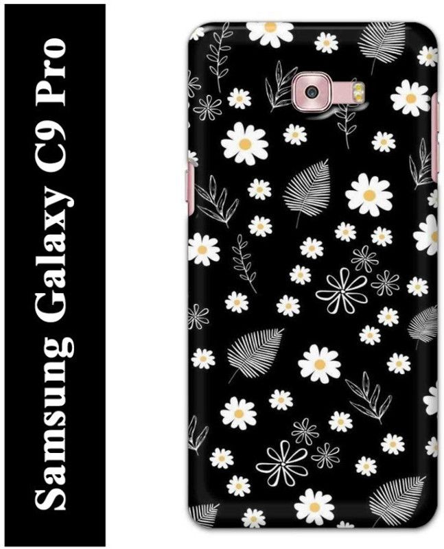 Majestic Back Cover for Samsung Galaxy C9 Pro  (Black, White)