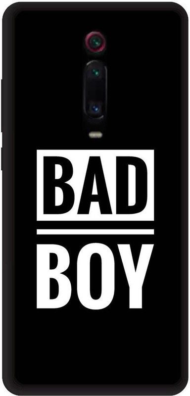 SSMORYA Back Cover for Mi K20 Pro  (Black, White, Hard Case, Pack of: 1)