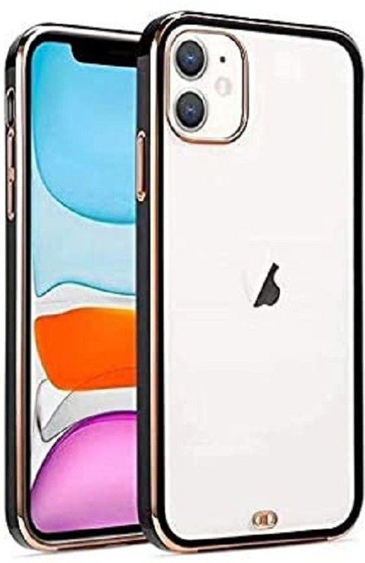 Rakulo Back Cover for Apple Iphone 11  (Black, Grip Case, Silicon)