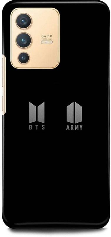play fast Back Cover for Vivo V23 Pro 5G, V2132 BTS, ARMY, LOVE, MUSIC, KOREAN, SINGERS  (Black, Hard Case, Pack of: 1)