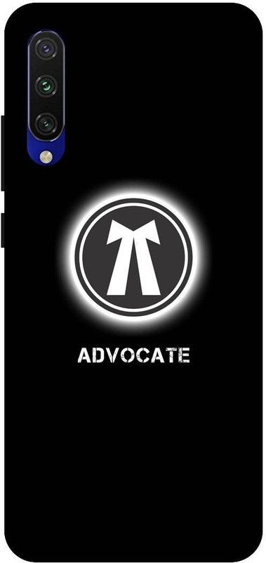 SSMORYA Back Cover for Redmi Mi A3 Advocate Logo Printed Back Cover  (Multicolor, Waterproof, Pack of: 1)