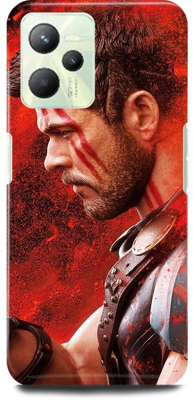 play fast Back Cover for Realme C35, RMX3511 THOR, AVENGER, AVENGERS  (Red, Hard Case)