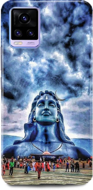 DIKRO Back Cover for ViVO V20, ADIYOGI, SHIVA, STATUE, SHIV, MAHADEV, MAHAKAL  (Multicolor, Hard Case, Pack of: 1)