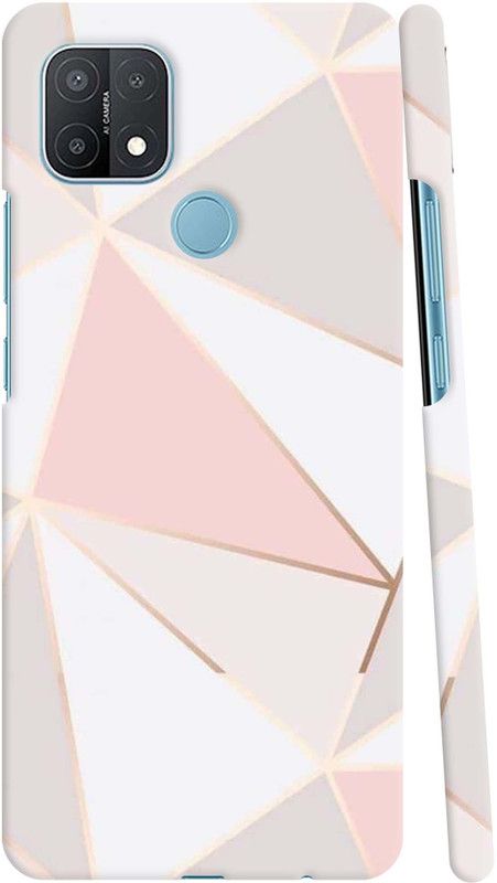 GS PANDA COLLECTIONS Back Cover for OPPO A15  (Pink, White, Pack of: 1)