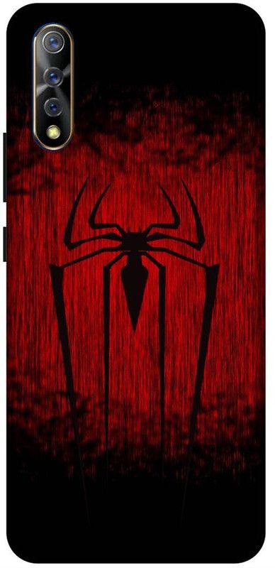 SSMORYA Back Cover for Vivo Z1x Red Spider Printed Back Cover  (Multicolor, Waterproof, Pack of: 1)