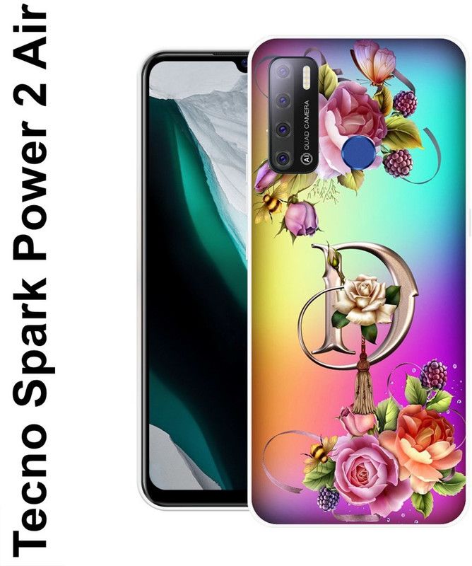 KUDI Back Cover for Tecno Spark Power 2 Air  (Multicolor, Silicon)