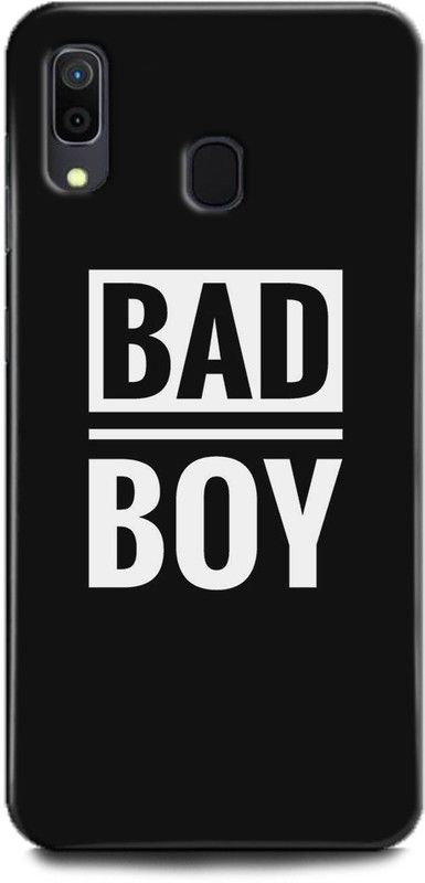 INDICRAFT Back Cover for Samsung Galaxy M10s / Bad Boy, Qoutes, Black and White, Attitude  (Multicolor, Hard Case, Pack of: 1)