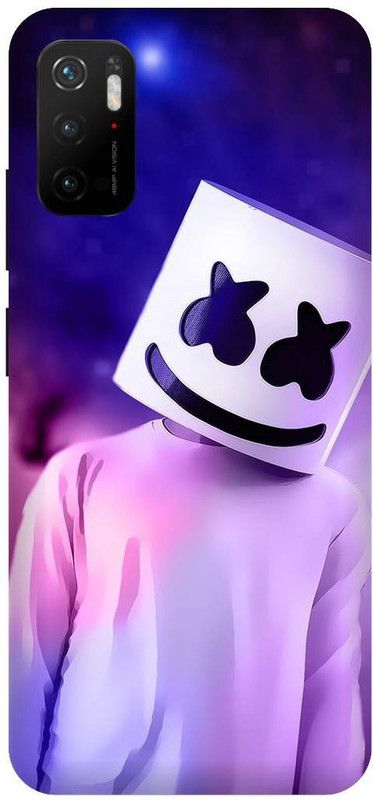UMPRINT Back Cover for Redmi Note 10T 5G Marshmellow Dj Player Printed Back Cover  (Multicolor, Hard Case, Pack of: 1)
