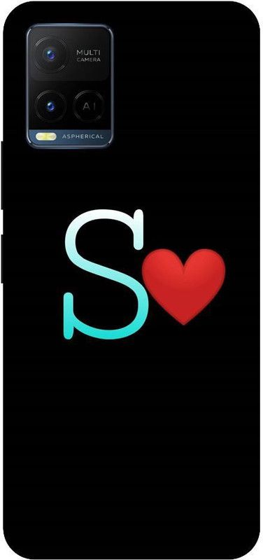 BYXIS Back Cover for Vivo Y21 S, S love, S letter, letter s, S , S,s,  (Multicolor, Shock Proof, Pack of: 1)