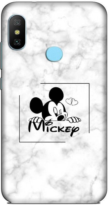 CROKIAN Back Cover for Redmi 6 Pro Mickey Back Cover  (Multicolor, Hard Case, Pack of: 1)