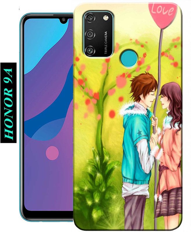 Amstyle Back Cover for Honor 9A  (Multicolor, Dual Protection, Silicon)