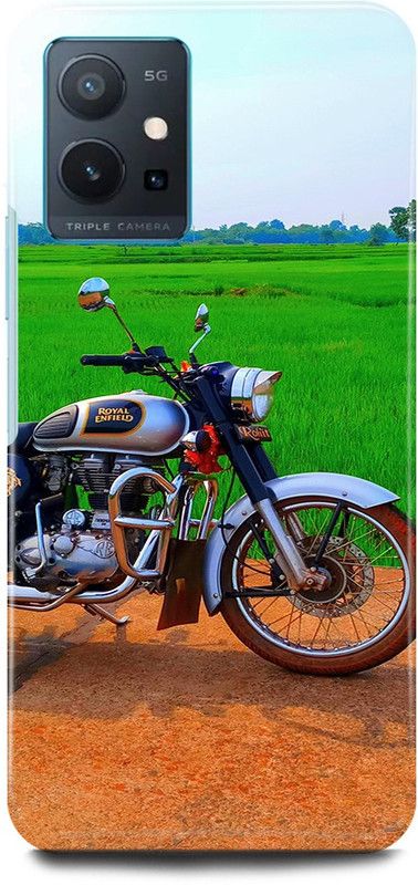 JUGGA Back Cover for OPPO A96, CPH2333, ROYAL, ENFIELD, BULLET, BIKE, LOVER, RACER  (Green, Hard Case, Pack of: 1)