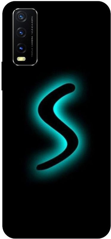Yoprint Back Cover for Vivo Y20G S Text Image,S Text Printed Back Cover  (Multicolor, Hard Case)
