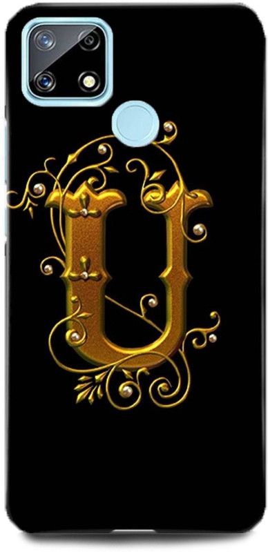 Dimora Back Cover for Realme Narzo 20  (Black, Orange, Hard Case, Pack of: 1)