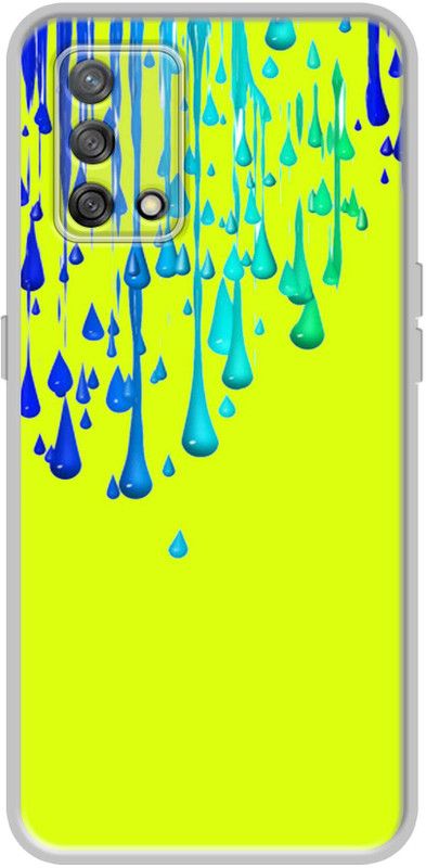 Casotec Back Cover for Oppo F19 / Oppo A74  (Multicolor, Silicon, Pack of: 1)