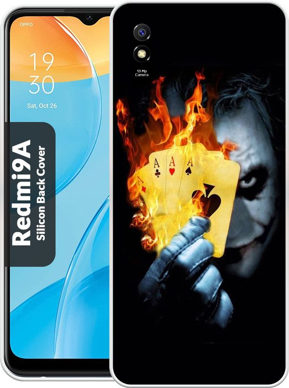 Mizlox Back Cover for Mi Redmi 9i Back Cover  (Multicolor, Grip Case, Silicon, Pack of: 1)