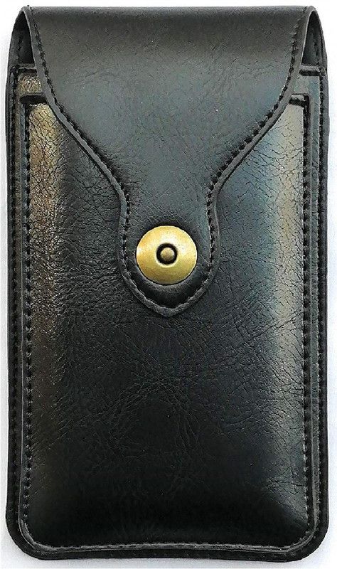 realtech Pouch for Nokia 7.2  (Black, Dual Protection, Pack of: 1)