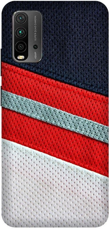 KARJUN Back Cover for Redmi 9 Power, Red Jeans Printed  (Multicolor, Hard Case, Pack of: 1)