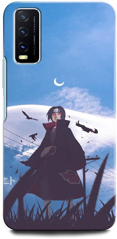 GRAFIQE Back Cover for Vivo Y12s V2033 ITACHI UCHIHA, GIRL, ANIMATION, ANIME, CARTOON  (Multicolor, Shock Proof, Pack of: 1)