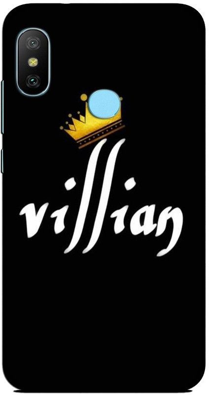 CROKIAN Back Cover for Redmi 6 Pro Villian Back Cover  (Multicolor, Hard Case, Pack of: 1)