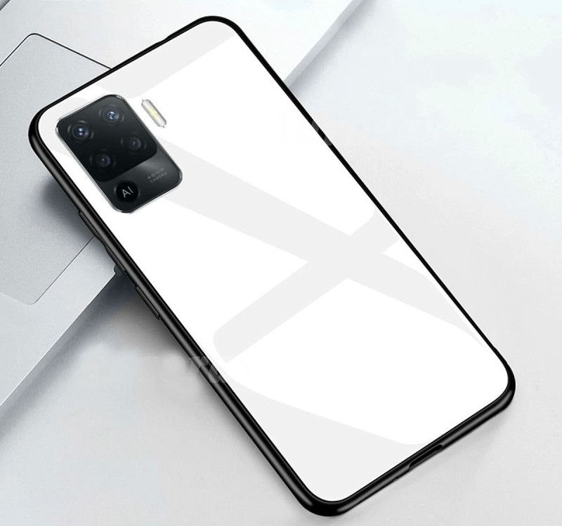 Riches Back Cover for Oppo F19 Pro  (White, Black, Pack of: 1)