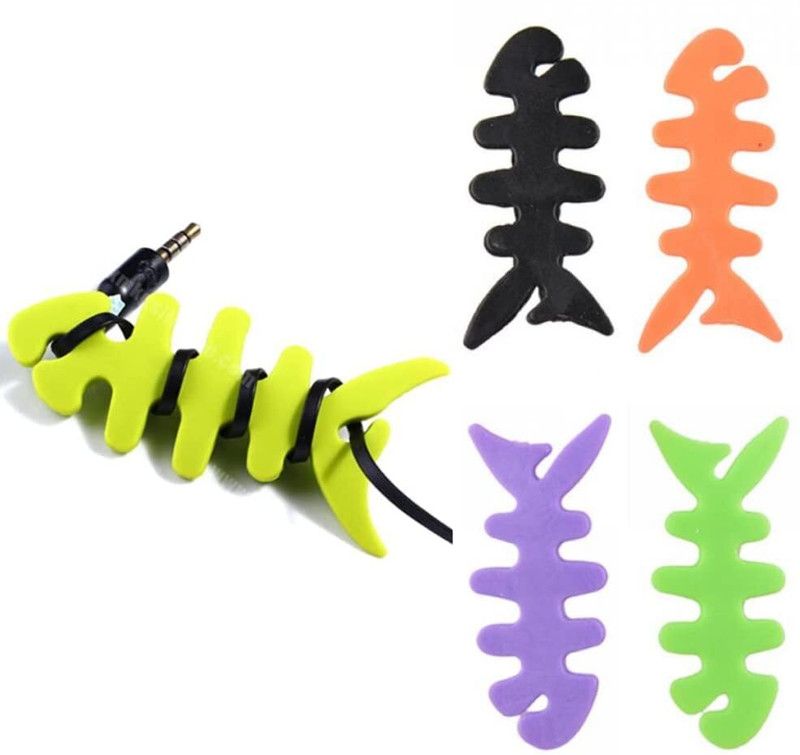 Crysendo Earphone Organizer Case Clip Pouch, Cable Organizer And Data Cable Management Earphone Cable Organizer