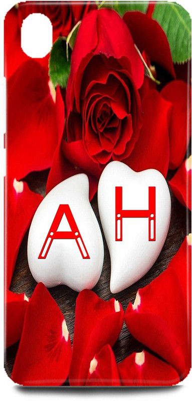 Dimora Back Cover for Redmi 9i,A Loves H Name,A Name, H Letter, Alphabet,A Love H NAME  (Multicolor, Hard Case, Pack of: 1)