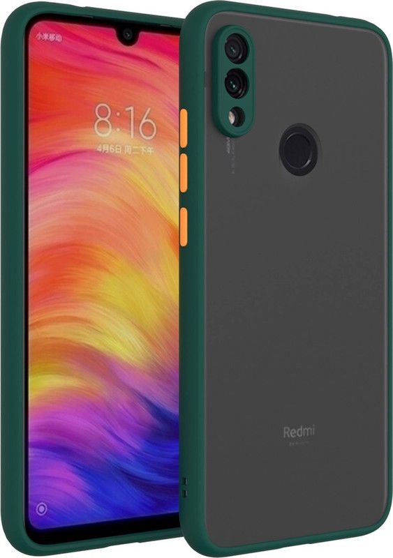AOnes Back Cover for Redmi Note 7  (Green, Cases with Holder, Pack of: 1)