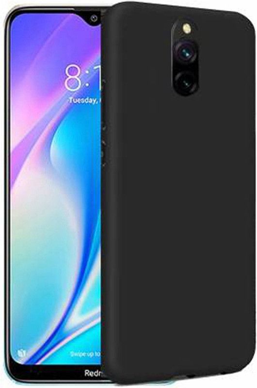 Stunny Back Cover for Redmi 8a  (Black, Grip Case, Pack of: 1)
