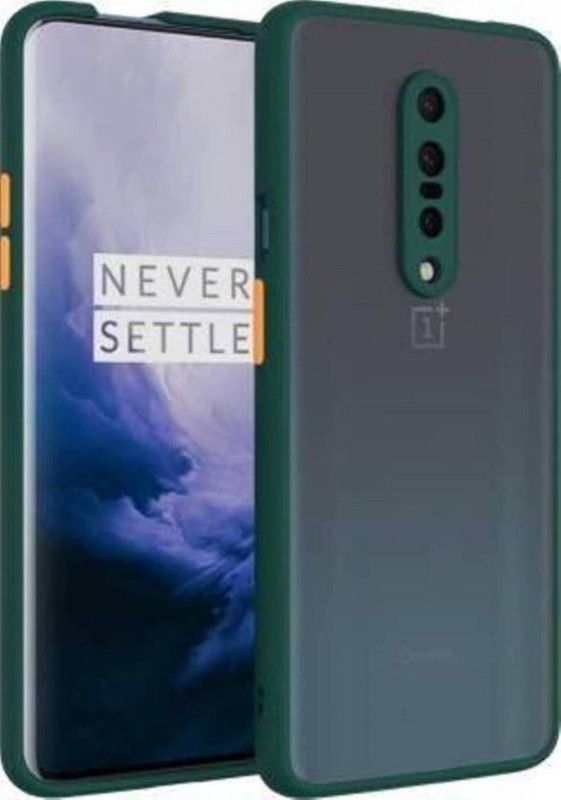 CHATURVEDH Back Cover for One Plus 7 Pro  (Green, Dual Protection, Pack of: 1)