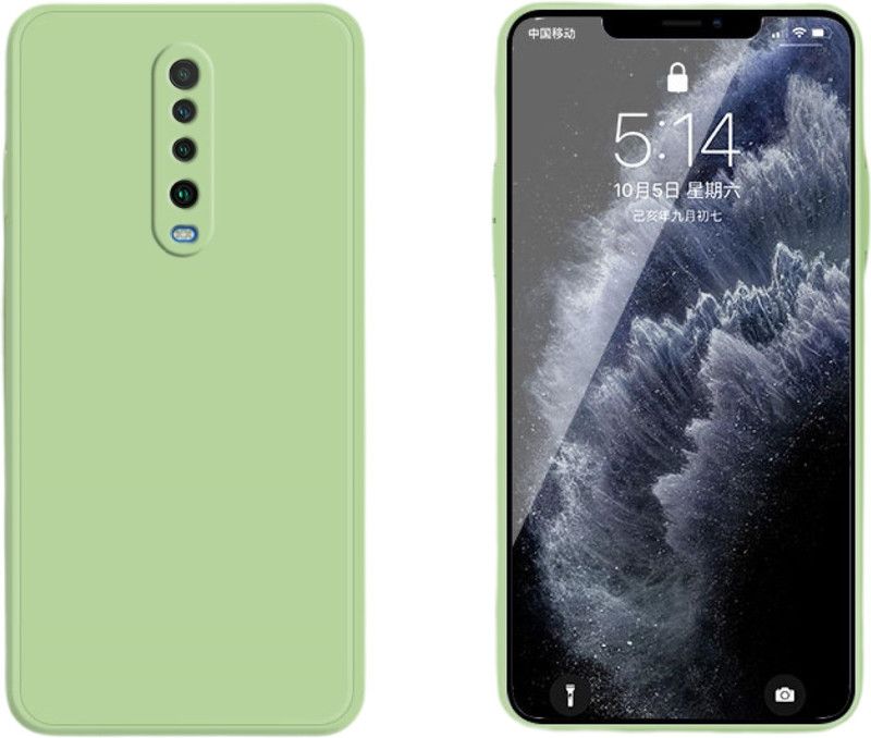 Wellpoint Back Cover for POCO X2  (Green, Grip Case, Pack of: 1)