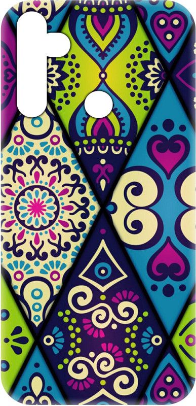Smutty Back Cover for Realme Narzo 10, RMX2040 - Rangoli Print  (Multicolor, Hard Case, Pack of: 1)