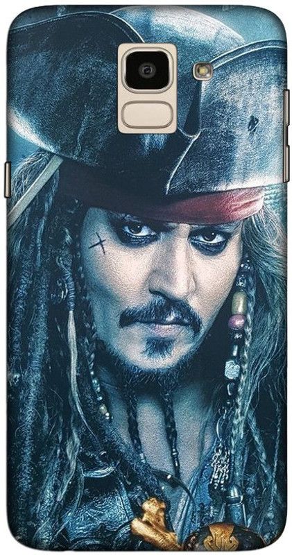 CROKIAN Back Cover for Samsung Galaxy J6 Johny Deep Back Cover  (Blue, Hard Case, Pack of: 1)